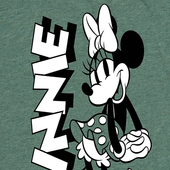 Mickey & Friends - Minnie Black And White - Women's Short Sleeve Graphic T-Shirt