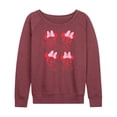 thumbnail image 1 of Mickey & Friends - Minnie Emotions - Women's Lightweight French Terry Long Sleeve Shirt, 1 of 5