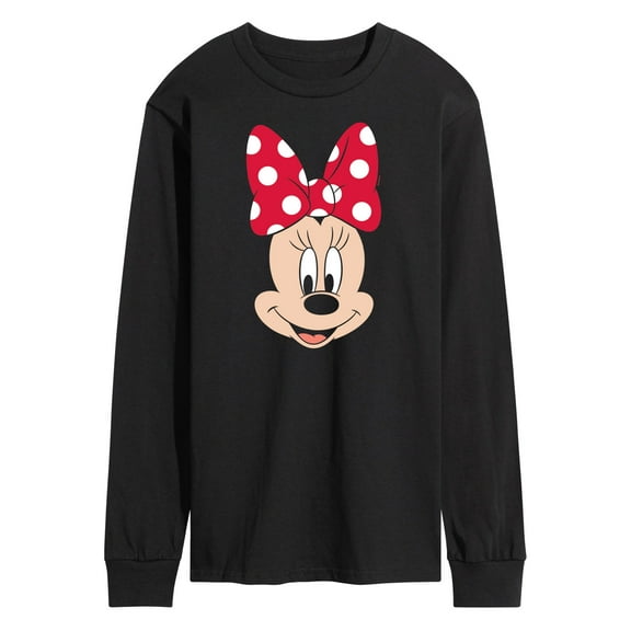 Mickey & Friends - Minnie Face - Men's Long Sleeve T-Shirt