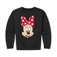 thumbnail image 1 of Mickey & Friends - Minnie Face - Toddler And Youth Crewneck Fleece Sweatshirt, 1 of 5