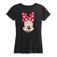 thumbnail image 1 of Mickey & Friends - Minnie Face - Women's Short Sleeve Graphic T-Shirt, 1 of 5
