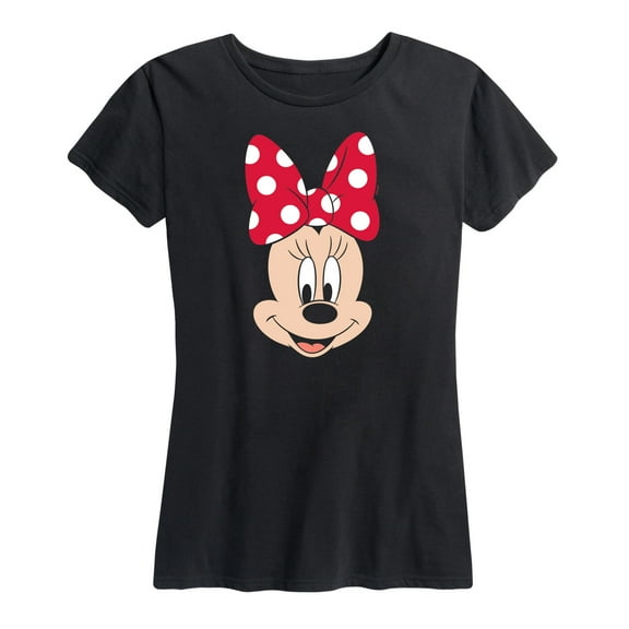 Mickey & Friends - Minnie Face - Women's Short Sleeve Graphic T-Shirt