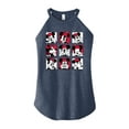 thumbnail image 1 of Mickey & Friends - Minnie Grid - Juniors High Neck Tank Top, 1 of 4