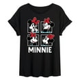 thumbnail image 1 of Mickey & Friends - Minnie Grid - Women's Oversized T-Shirt, 1 of 5