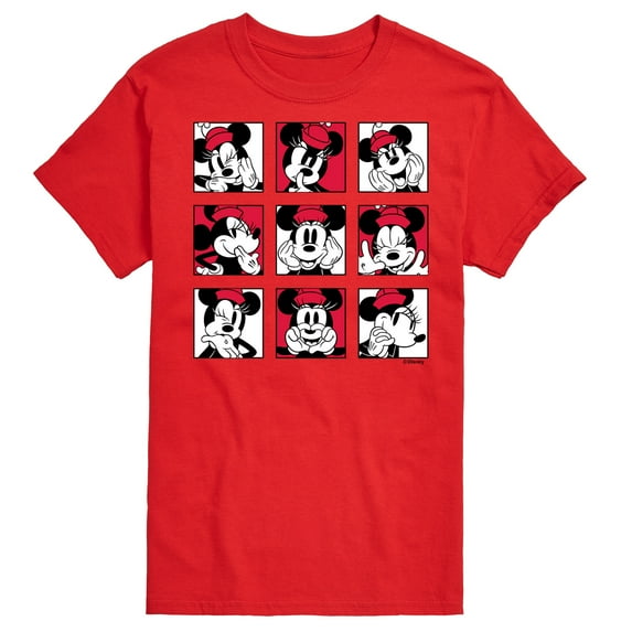 Mickey & Friends - Minnie Grid - Men's Short Sleeve Graphic T-Shirt