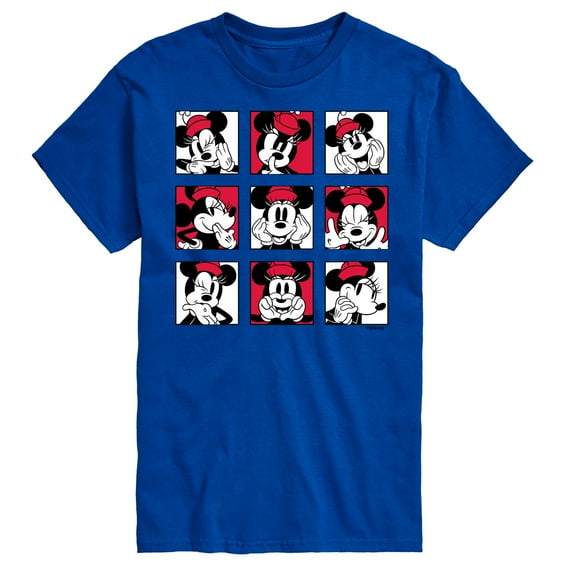 Mickey & Friends - Minnie Grid - Men's Short Sleeve Graphic T-Shirt