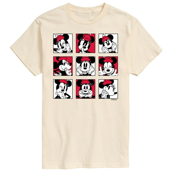 Mickey & Friends - Minnie Grid - Men's Short Sleeve Graphic T-Shirt