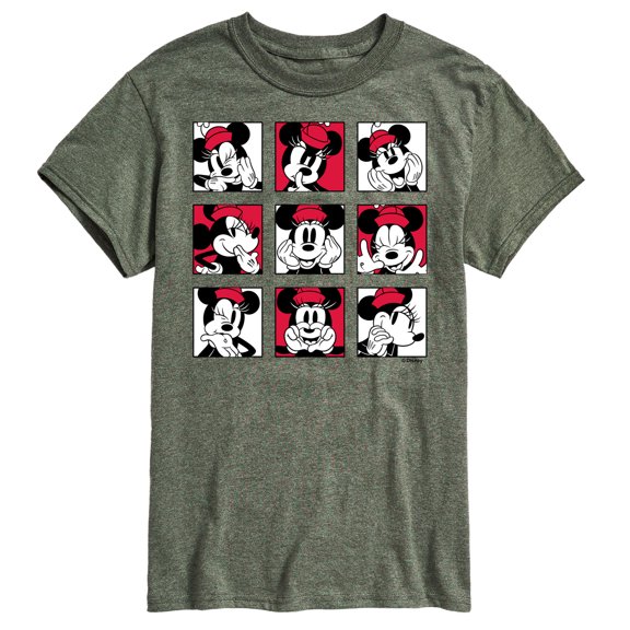 Mickey & Friends - Minnie Grid - Men's Short Sleeve Graphic T-Shirt