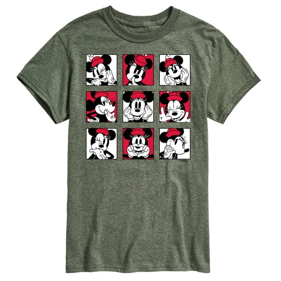 Mickey & Friends - Minnie Grid - Men's Short Sleeve Graphic T-Shirt