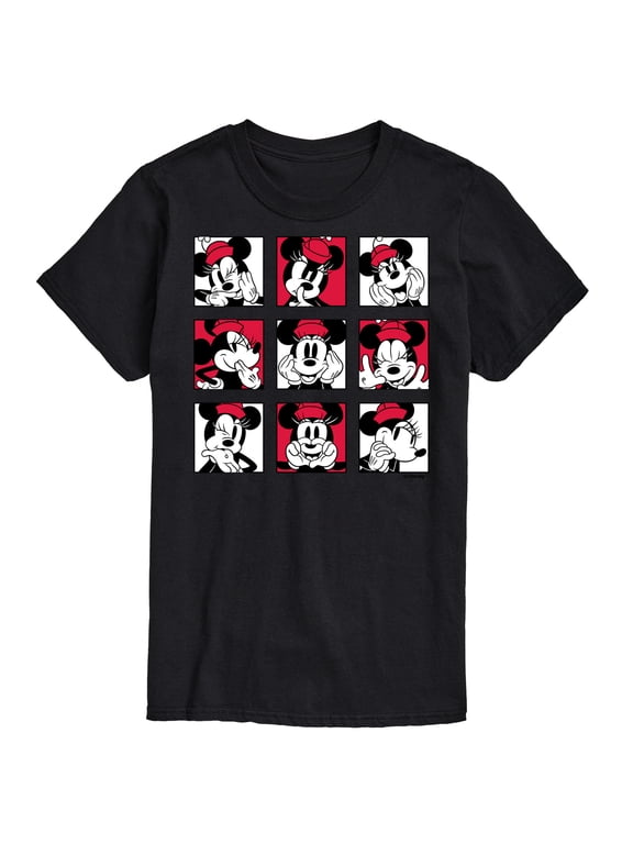 - Minnie Grid Men's Short Sleeve Graphic T-Shirt