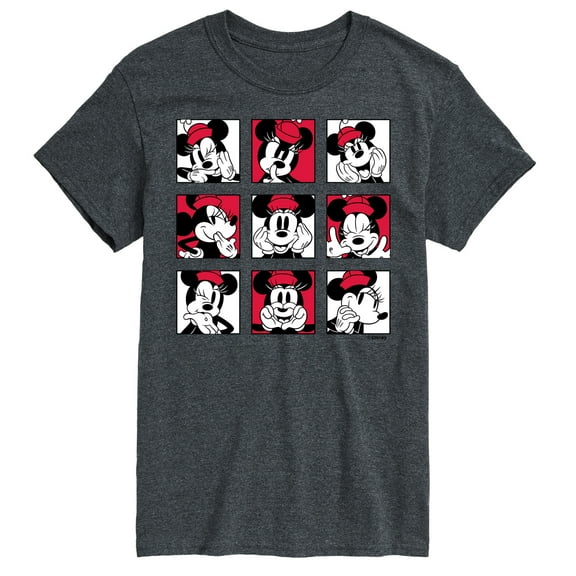Mickey & Friends - Minnie Grid - Men's Short Sleeve Graphic T-Shirt