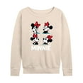 thumbnail image 1 of Mickey & Friends - Minnie Grid - Women's Lightweight French Terry Long Sleeve Shirt, 1 of 5