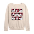 thumbnail image 1 of Mickey & Friends - Minnie Grid - Women's Lightweight French Terry Long Sleeve Shirt, 1 of 5