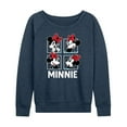 thumbnail image 1 of Mickey & Friends - Minnie Grid - Women's Lightweight French Terry Long Sleeve Shirt, 1 of 5