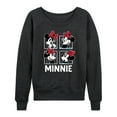 thumbnail image 1 of Mickey & Friends - Minnie Grid - Women's Lightweight French Terry Long Sleeve Shirt, 1 of 5