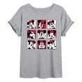thumbnail image 1 of Mickey & Friends - Minnie Grid - Women's Oversized T-Shirt, 1 of 5