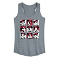 thumbnail image 1 of Mickey & Friends - Minnie Grid - Women's Racerback Tank Top, 1 of 5