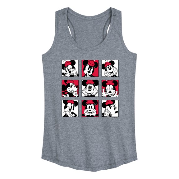 Mickey & Friends - Minnie Grid - Women's Racerback Tank Top