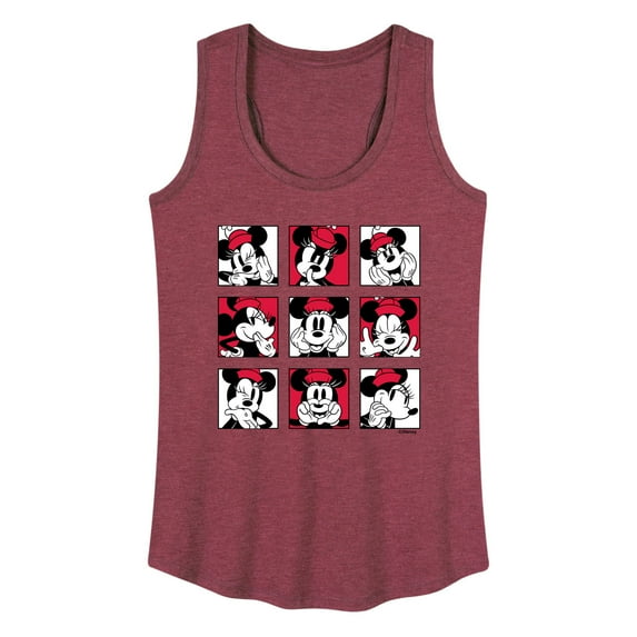 Mickey & Friends - Minnie Grid - Women's Racerback Tank Top