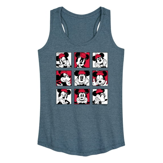Mickey & Friends - Minnie Grid - Women's Racerback Tank Top