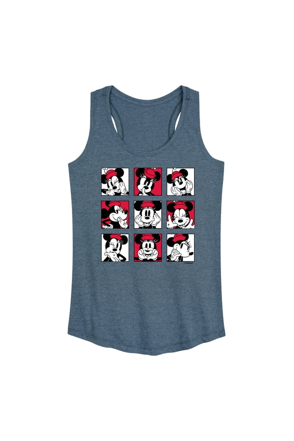 Mickey & Friends - Minnie Grid - Women's Racerback Tank Top
