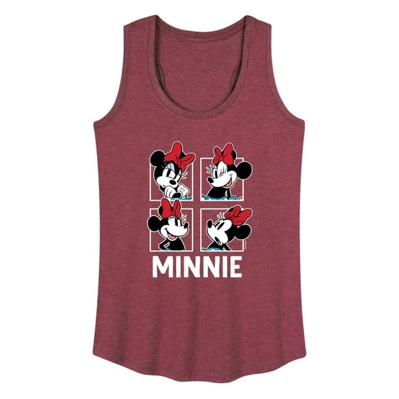 Mickey & Friends - Minnie Grid - Women's Racerback Tank Top