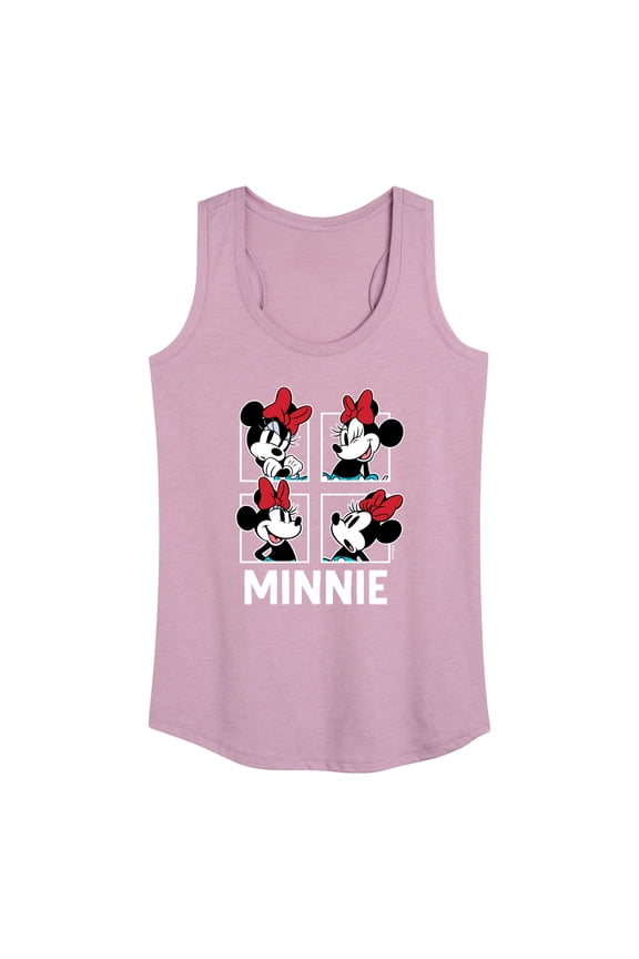 Mickey & Friends - Minnie Grid - Women's Racerback Tank Top