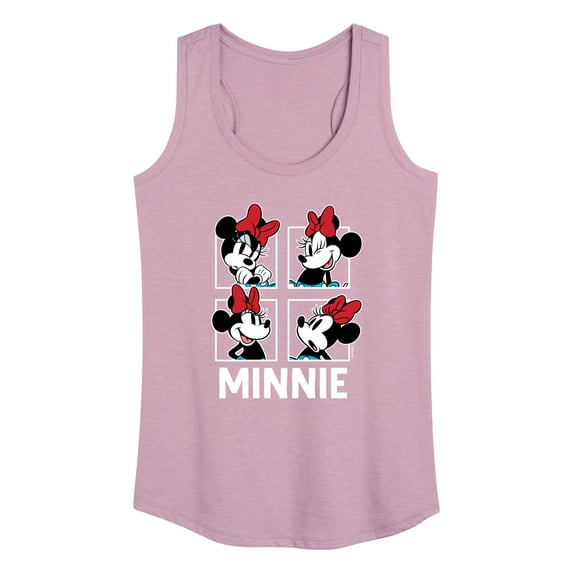 Mickey & Friends - Minnie Grid - Women's Racerback Tank Top