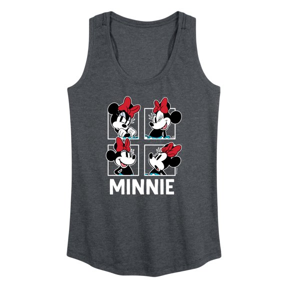 Mickey & Friends - Minnie Grid - Women's Racerback Tank Top
