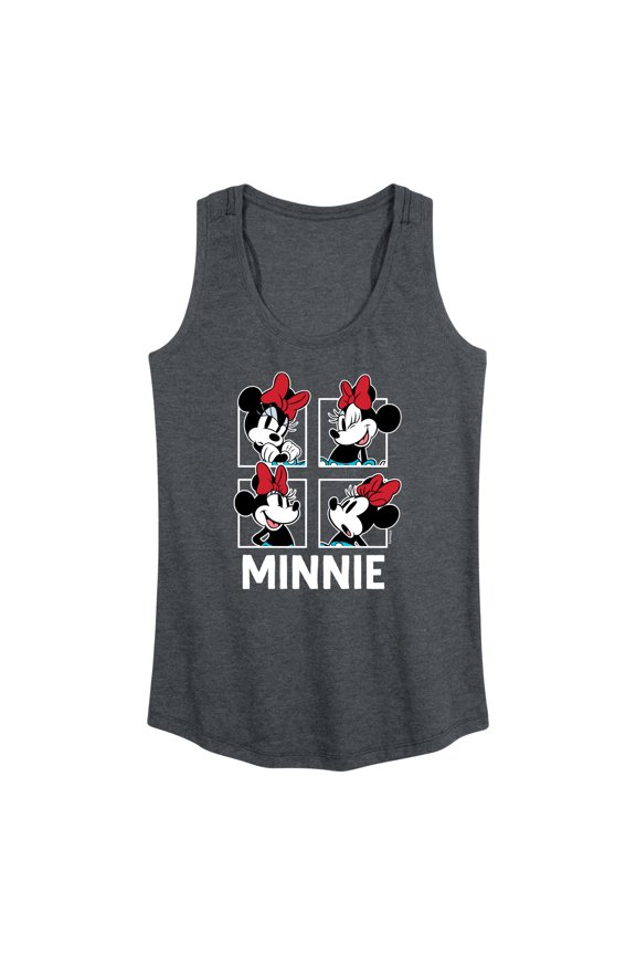 Mickey & Friends - Minnie Grid - Women's Racerback Tank Top