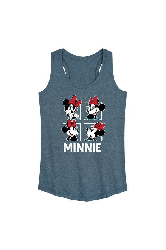 Mickey & Friends - Minnie Grid - Women's Racerback Tank Top