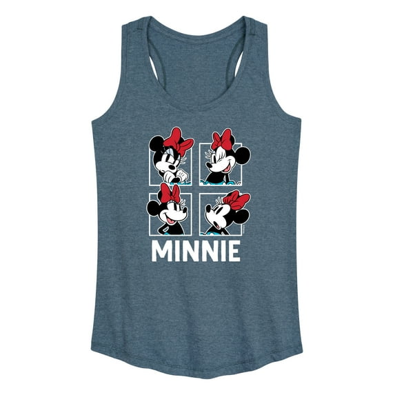 Mickey & Friends - Minnie Grid - Women's Racerback Tank Top