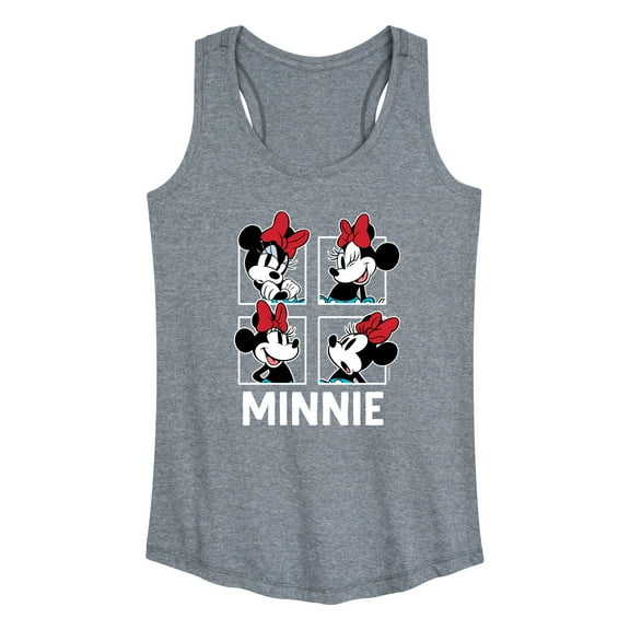 Mickey & Friends - Minnie Grid - Women's Racerback Tank Top