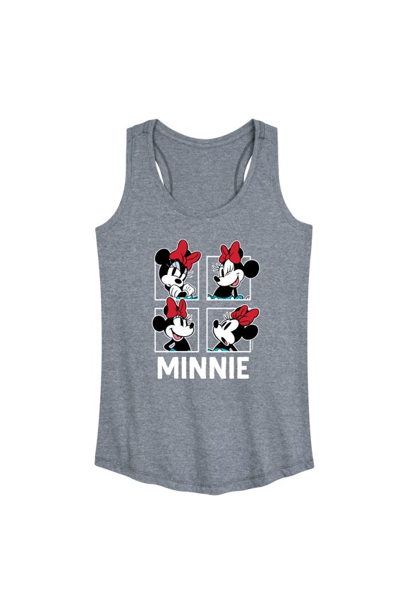 Mickey & Friends - Minnie Grid - Women's Racerback Tank Top