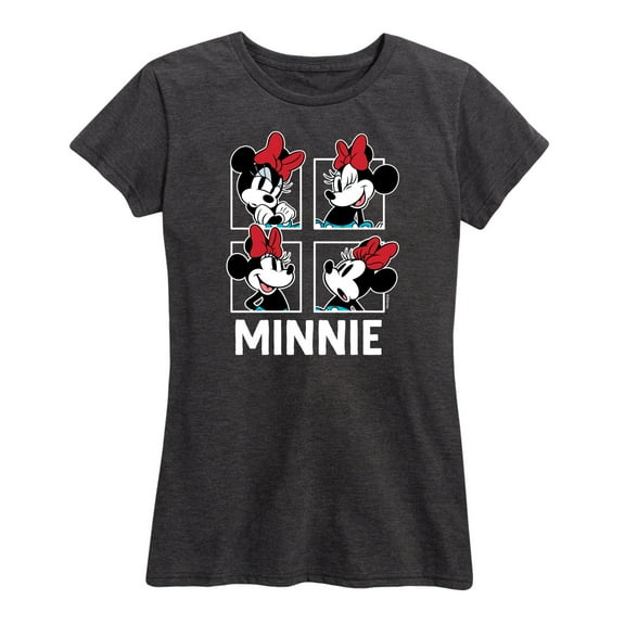 Mickey & Friends - Minnie Grid - Women's Short Sleeve Graphic T-Shirt