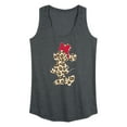 thumbnail image 1 of Mickey & Friends - Minnie Leopard Fill - Women's Racerback Tank Top, 1 of 5