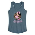 thumbnail image 1 of Mickey & Friends - Minnie Leopard Print - Women's Racerback Tank Top, 1 of 5