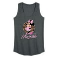 thumbnail image 1 of Mickey & Friends - Minnie Leopard Print - Women's Racerback Tank Top, 1 of 5