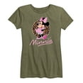thumbnail image 1 of Mickey & Friends - Minnie Leopard Print - Women's Short Sleeve Graphic T-Shirt, 1 of 5