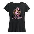thumbnail image 1 of Mickey & Friends - Minnie Leopard Print - Women's Short Sleeve Graphic T-Shirt, 1 of 5
