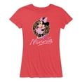 thumbnail image 1 of Mickey & Friends - Minnie Leopard Print - Women's Short Sleeve Graphic T-Shirt, 1 of 5
