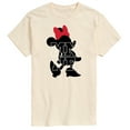 thumbnail image 1 of Mickey & Friends - Minnie Logo Silhouette - Men's Short Sleeve Graphic T-Shirt, 1 of 5