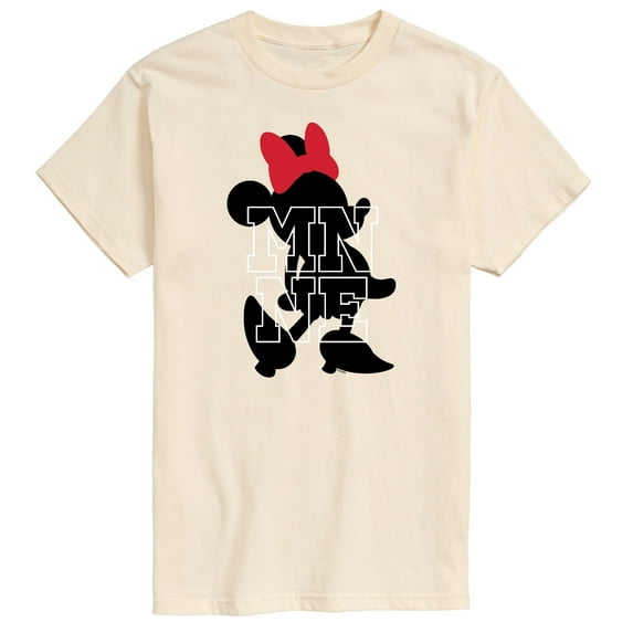 Mickey & Friends - Minnie Logo Silhouette - Men's Short Sleeve Graphic T-Shirt