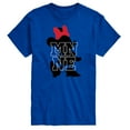 thumbnail image 1 of Mickey & Friends - Minnie Logo Silhouette - Men's Short Sleeve Graphic T-Shirt, 1 of 5