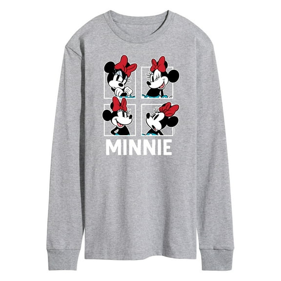 Mickey & Friends - Minnie Mouse Animation Grid - Men's Long Sleeve T-Shirt