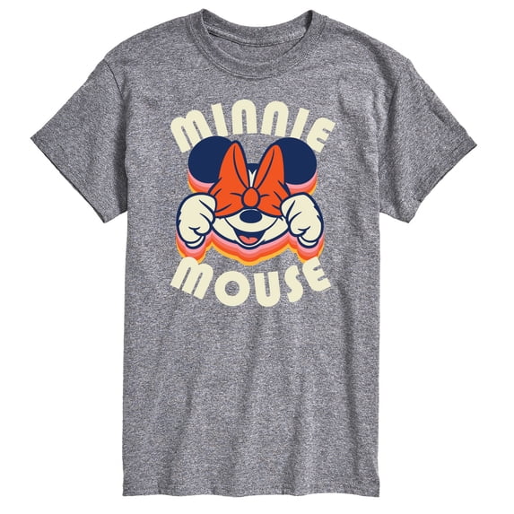 Mickey & Friends - Minnie Mouse Bow Design - Men's Short Sleeve Graphic T-Shirt
