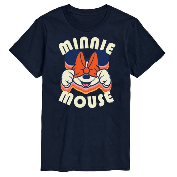 Mickey & Friends - Minnie Mouse Bow Design - Men's Short Sleeve Graphic T-Shirt