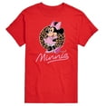 thumbnail image 1 of Mickey & Friends - Minnie Mouse Leopard Print Logo - Men's Short Sleeve Graphic T-Shirt, 1 of 5