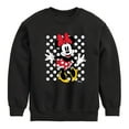 thumbnail image 1 of Disney - Mickey & Friends - Minnie Mouse - Polka Dots Everywhere - Toddler And Youth Crewneck Fleece Sweatshirt, 1 of 5