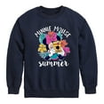 thumbnail image 1 of Mickey & Friends - Minnie Mouse Summer - Toddler And Youth Crewneck Fleece Sweatshirt, 1 of 5